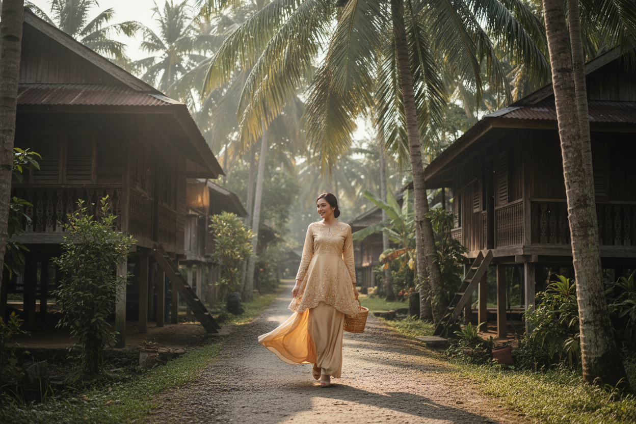 Baju Kurung Terbaik untuk Raya 2026: Trend Warna, Kain & Aksesori